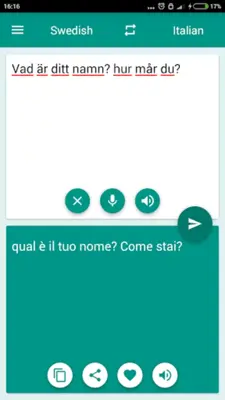 Translator IT-SV android App screenshot 2